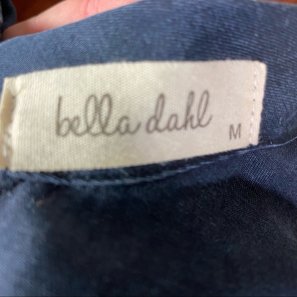 Bella dahl blue denim sleeveless pant jumpsuit - Picture 3 of 8